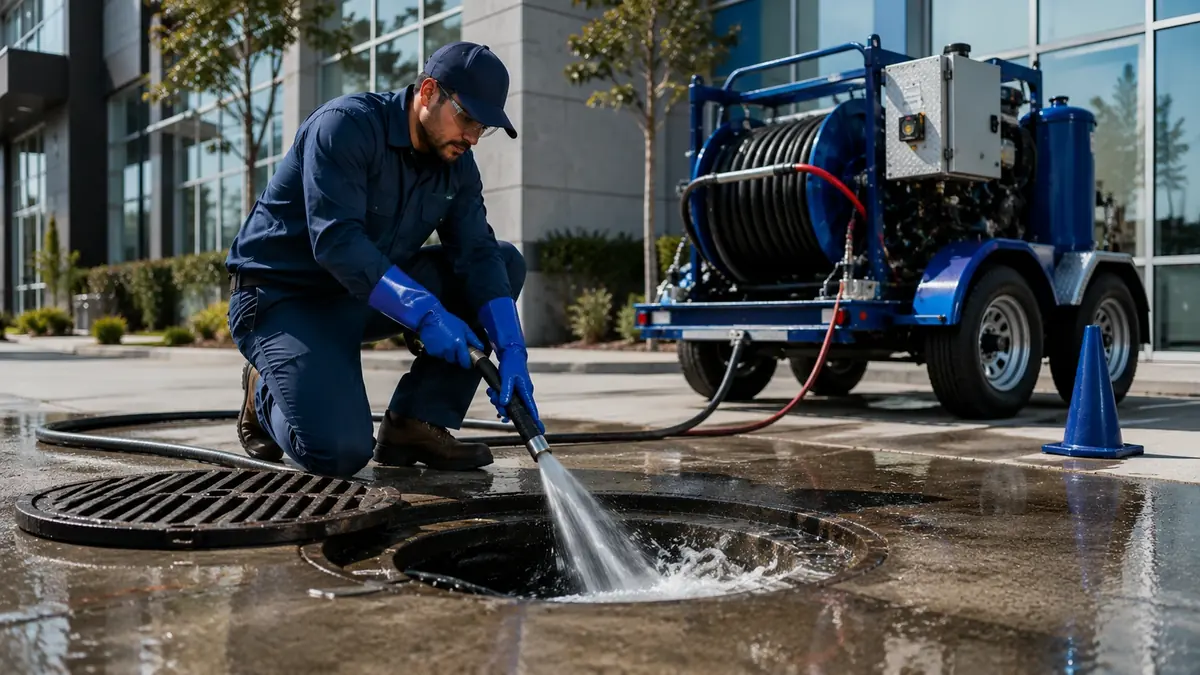 Commercial Hydro Jet Drain Cleaning in Llano