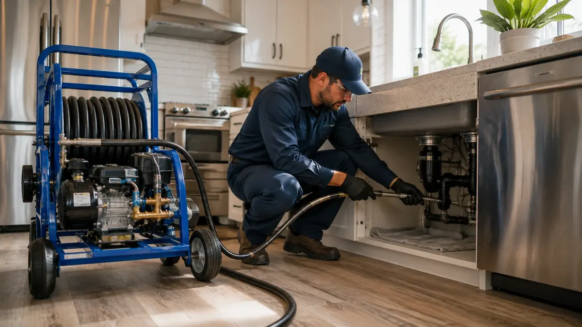 Kitchen Drain Hydro Jetting in Llano