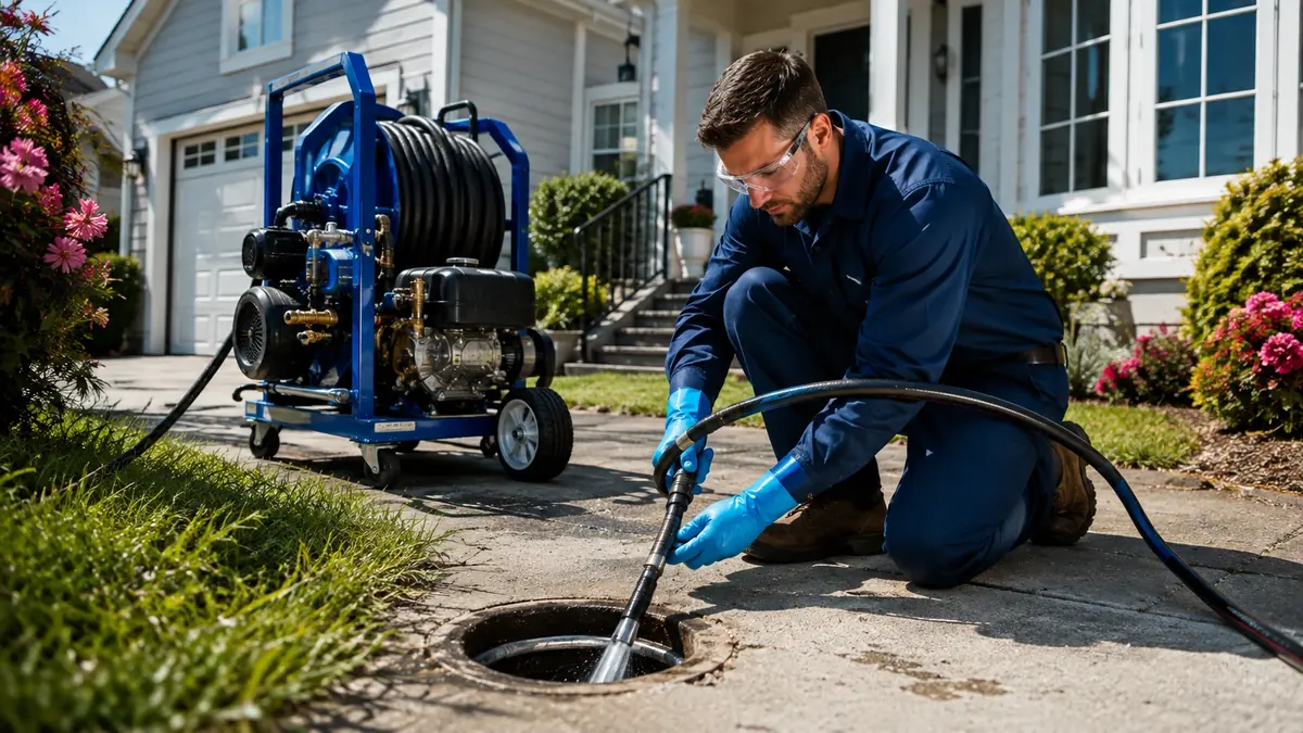 Residential Hydro Jet Drain Cleaning in Llano