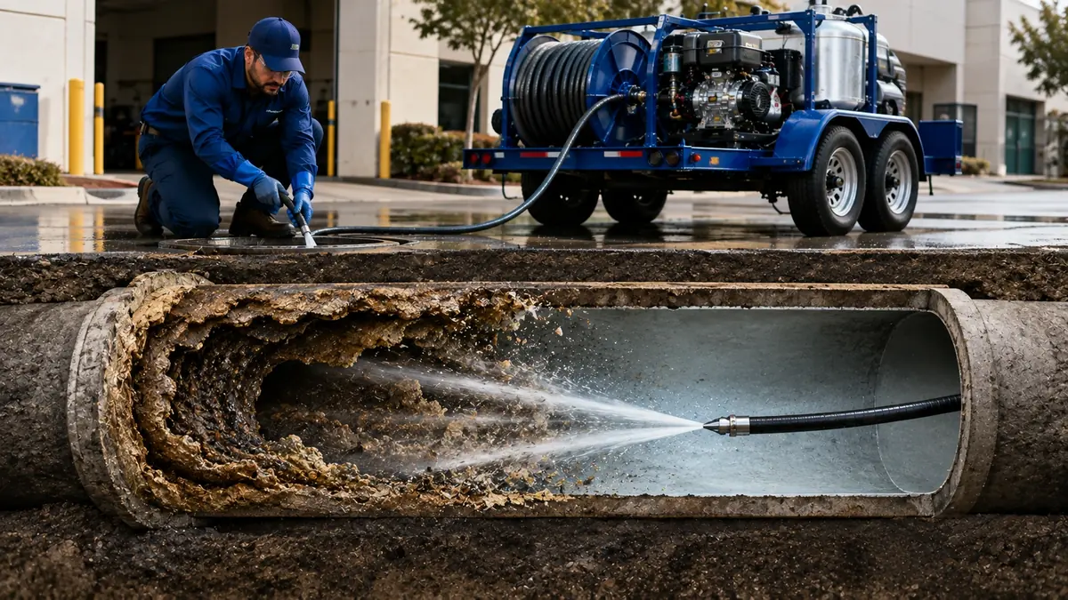 Sewer Pipe Descaling in Llano